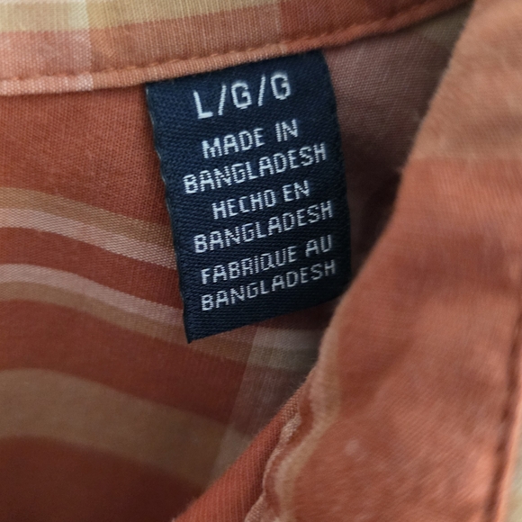 Wrangler Plaid Casual Button Down Shirt - Picture 3 of 5